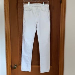 Calvin Klein White Jeans